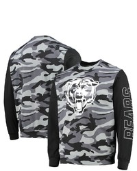 FOCO Black Chicago Bears Camo Long Sleeve T Shirt