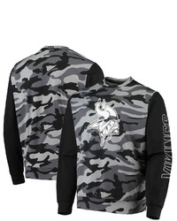 FOCO Black Minnesota Vikings Camo Long Sleeve T Shirt