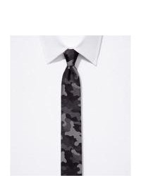 Charcoal Camouflage Tie