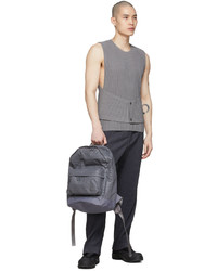Bao Bao Issey Miyake Grey Daypack Backpack