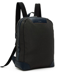 Paul Smith Grey Signature Stripe Travel Backpack
