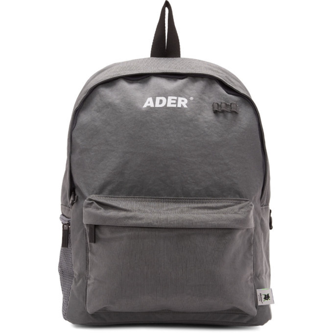 Ader Error Grey Upside Down Backpack, $127 | SSENSE | Lookastic