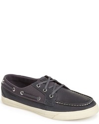 Charcoal Canvas Boat Shoes