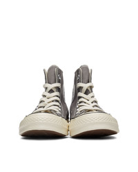 Converse Grey Chuck 70 High Sneakers