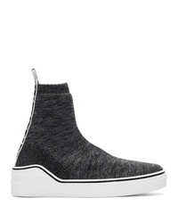 Givenchy Grey V Sock Sneakers