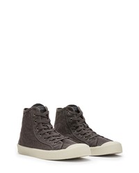 AllSaints Max High Top Sneaker In Grey At Nordstrom