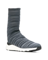 Casadei Pliss Bandage Sock Boots