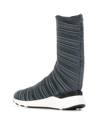 Casadei Pliss Bandage Sock Boots