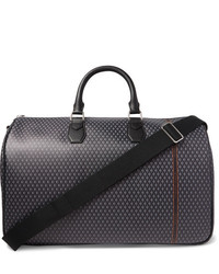 Dunhill Leather Trimmed Printed Coated Canvas Holdall