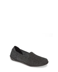 Charcoal Canvas Loafers