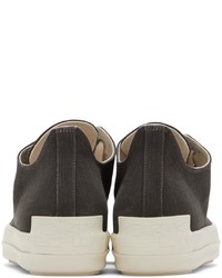 Rick Owens DRKSHDW Grey License Plate Low Sneakers