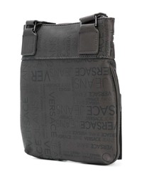 Versace Jeans Logo Zipped Messenger Bag