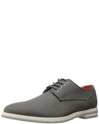 Charcoal Canvas Oxford Shoes