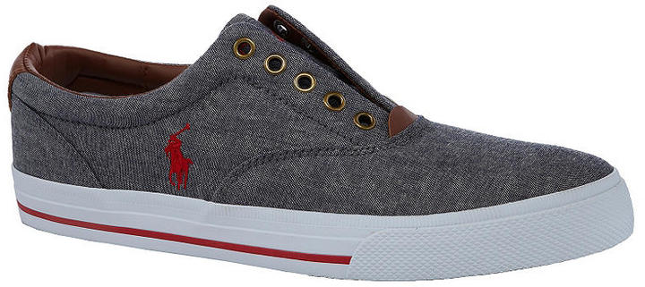 Polo Ralph Lauren Vito Laceless Slip On Sneakers, $45 | Dillard's |  Lookastic