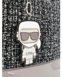 Karl Lagerfeld Kspace Tweed Shopper Bag