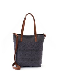 Sonoma Life Style Eyelet Lace Convertible Tote