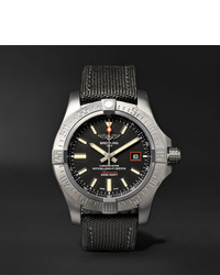 Breitling Avenger Blackbird Automatic 44mm Titanium And Canvas Watch Ref No V1731110bd74