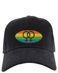 Artsmith Inc Black Cap Gay Female Symbols Grunge