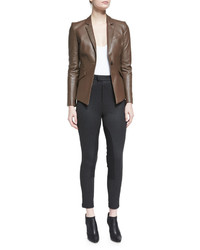 ATM Anthony Thomas Melillo Cropped High Rise Riding Pants Charcoal