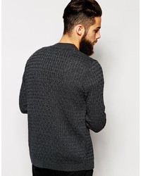 Asos Brand Cable Knit Cardigan