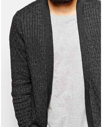 Asos Brand Cable Knit Cardigan