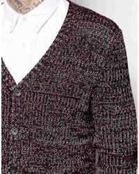 Asos Brand Cardigan In Twist Yarn