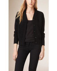 Burberry Cropped Cashmere Cardigan