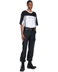 Youths in Balaclava Black Cotton Cargo Pants