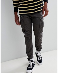 Jack & Jones Cargo Trouser In Slim Fit With Drawstring Ankle