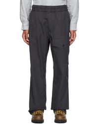 Mhl By Margaret Howell Gray Cotton Cargo Pants
