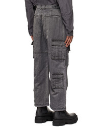 Juun.J Gray Multi Pocket Cargo Pants