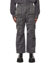 Juun.J Gray Multi Pocket Cargo Pants