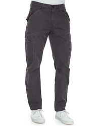J Brand Jeans Collins Cargo Pocket Utility Jogger Pants Dark Gray