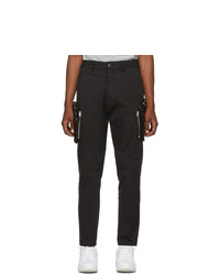 Stone Island Shadow Project Shadow Project Black Cargo Trousers