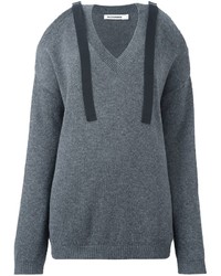 Jil Sander Cut Off Shoulders Sweater
