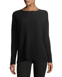 Eileen Fisher Seamless Ribbed Italian Cashmere Sweater