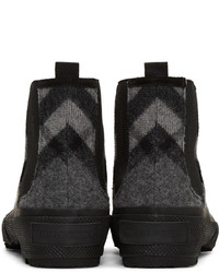 burberry boots grey