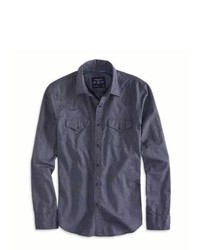 American Eagle Outfitters Chambray Western Shirt