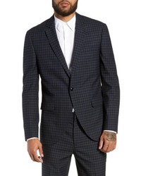 Topman Alsager Slim Fit Check Suit Jacket