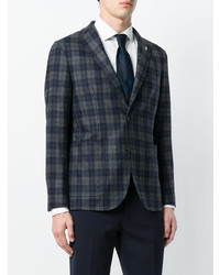 Paoloni Checked Suit Jacket