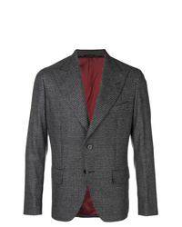 Leqarant Checked Suit Jacket