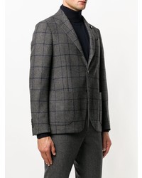 Lardini Checked Tailored Blazer