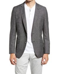 BOSS Hartley Classic Fit Check Wool Sport Coat