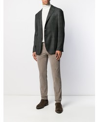 Barba Jimmy Check Print Blazer