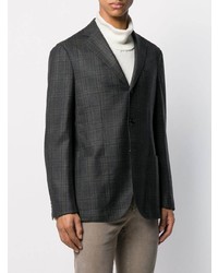 Barba Jimmy Check Print Blazer