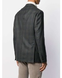 Barba Jimmy Check Print Blazer