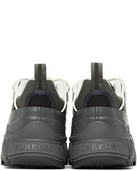 Burberry Gray Vintage Check New Arthur Sneakers