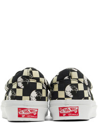Vans Black Off White Billys Tokyo Edition Og Classic Slip On Sneakers