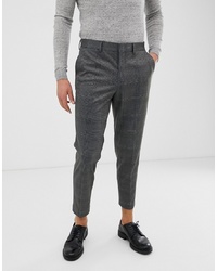 Selected Homme Tapered Cropped Trousers With Jersey Stretch