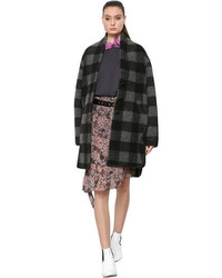 Etoile Isabel Marant Checked Wool Blend Coat